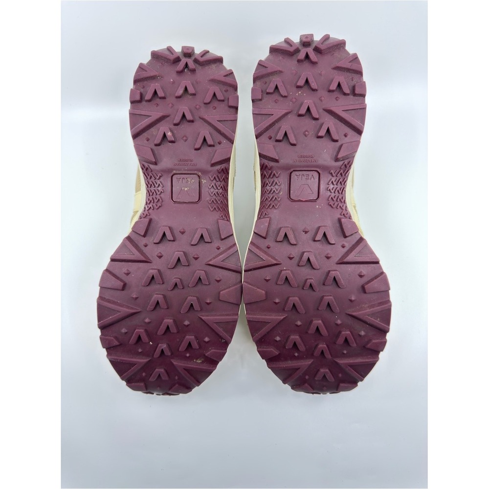 Veja Venturi Alveomesh Sneakers Mens 9.5 Tan Burgundy Trail Runners - Picture 8 of 11